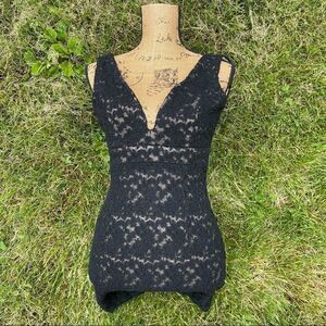 Arc & co Black sexy small lace mini black dress